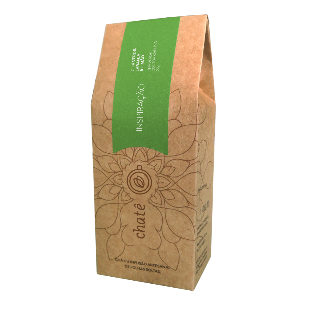 Chá verde com laranja e limão | Blend de chá verde com frutas | Inspiração - 30g