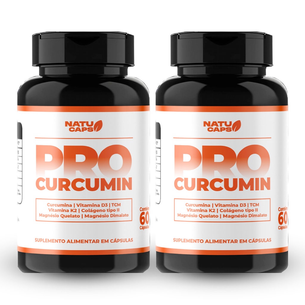2 Un Pro Curcumim - 120 Cápsulas  - Envio Imediato - Poucas Unidades em Oferta na Shopee