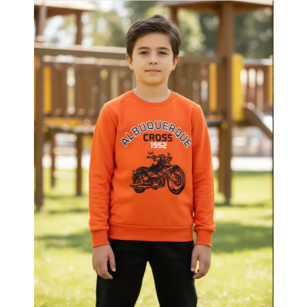Conjunto Casaco Moletom Flanelado e Calça Malha Piquet Infantil Juvenil Inverno - Tamanho 01 ao 10