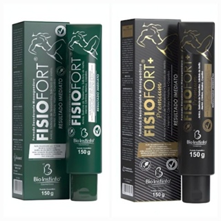 Kit Pomada Massageadora Fisiofort 150g e Fisiofort Premium 150g Mentol & Cânfora- 2 itens em Oferta na Shopee
