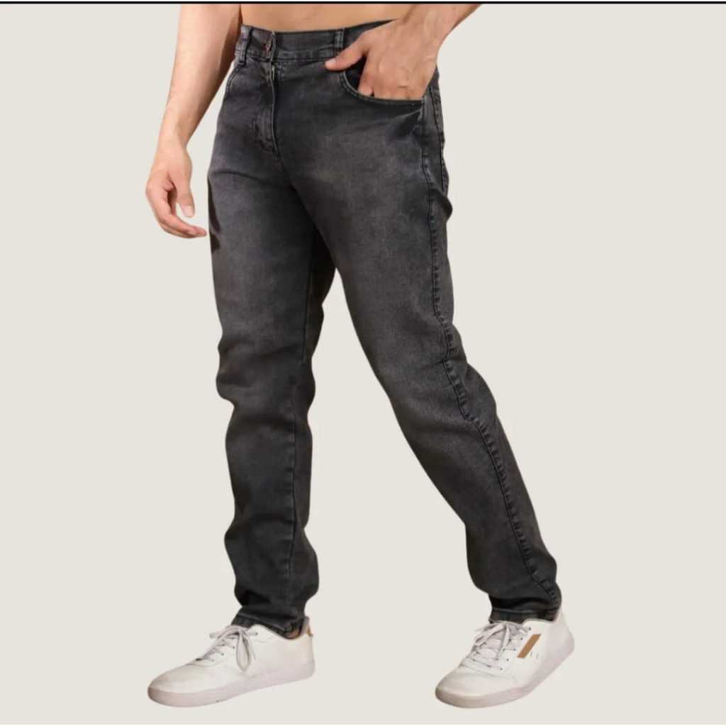 Calça Jeans Masculina Slim com Elastano | Super Conforto | Movimento Livre | Tecido Stretch em Oferta na Shopee