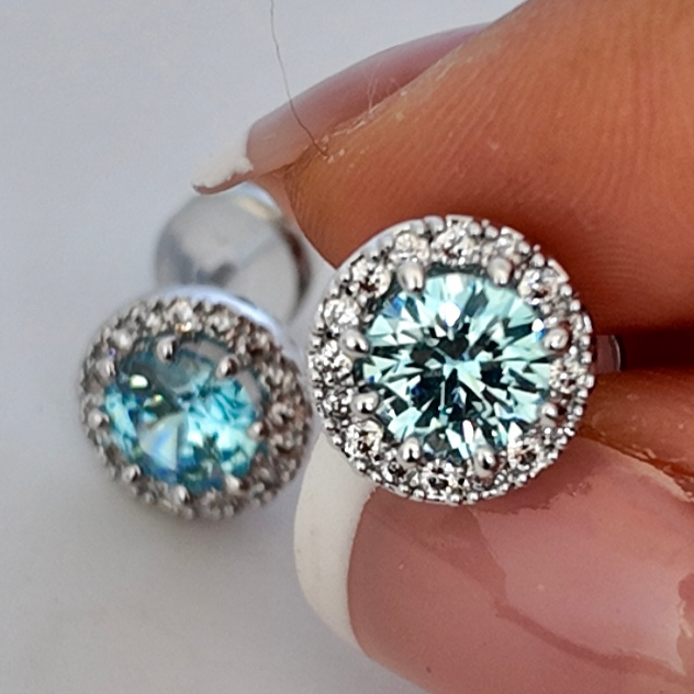 Brinco em Moissanite em Oferta na Shopee