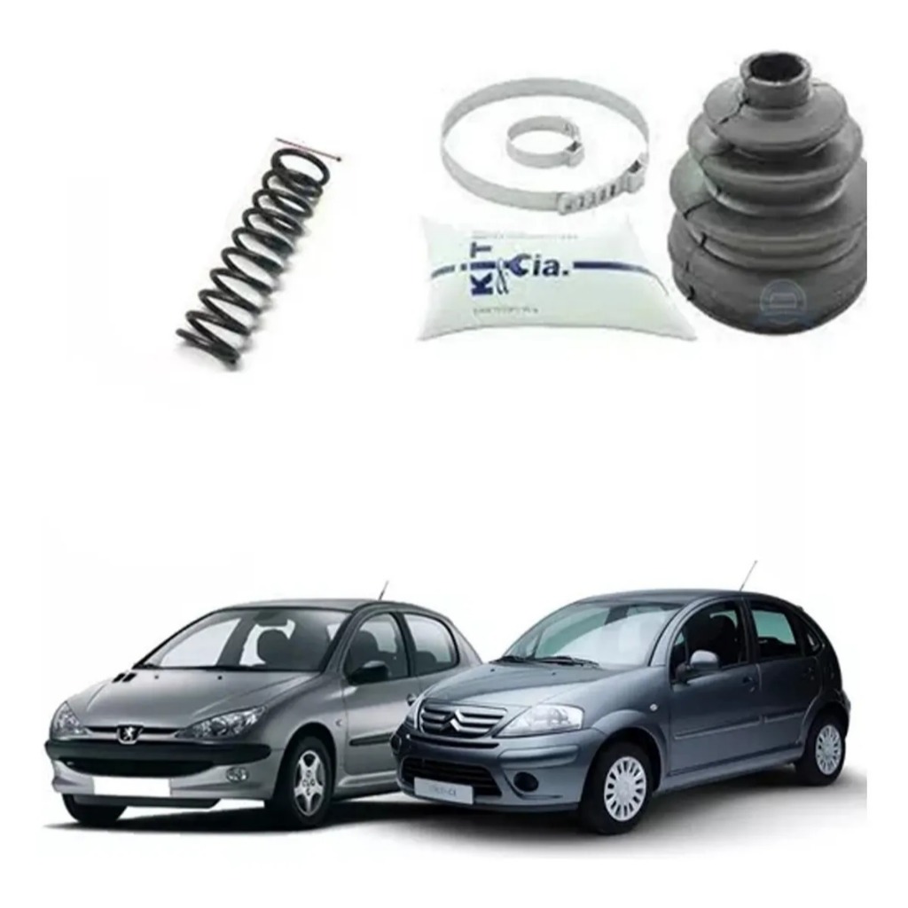 Coifa Semi Eixo Lado Cambio Peugeot 206 / 207 Eixo Fino 23x80 milímetros