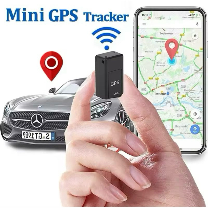 Rastreador GPS GF-07 Veicular Mini Smart Magnético Microfone Gravador Aplicativo Utiliza Chip de Celular