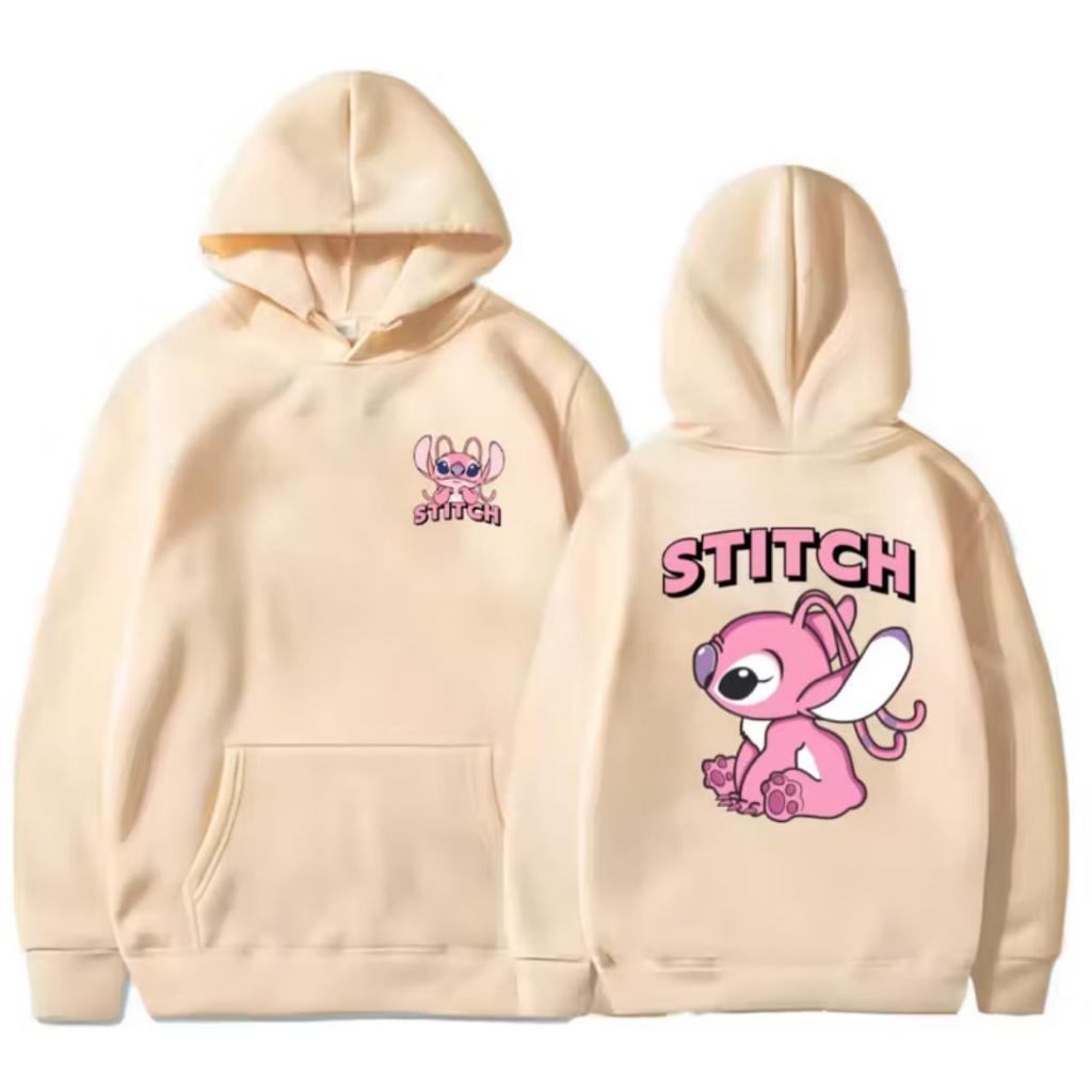 moletom capuz personagem em algodão p/ frio stitch