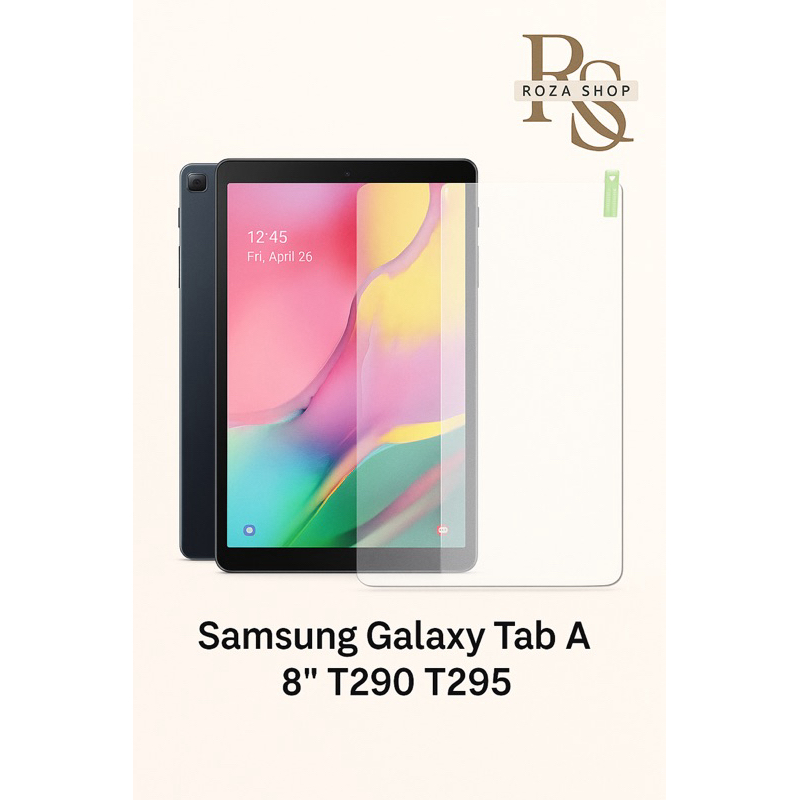Película de Vidro Premium 9H  Compatível com Galaxy Tab A 8.0” (T290/T295) | Proteção Total, Alta Definição