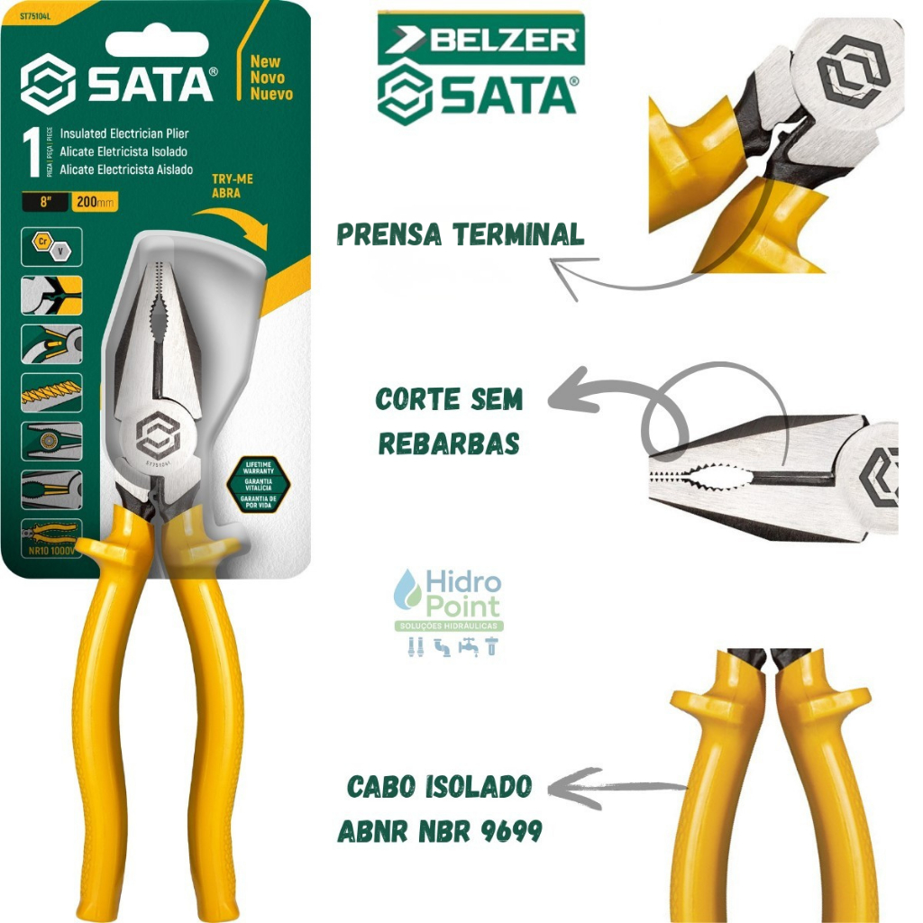 Alicate Belzer - Comprar com Melhor Preço em Ferramentas e Melhorias para a Casa