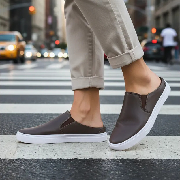 Sapatenis Mule Casual Urban flex slip on Calce Facil Sem Cadarço — imagem 2 de 2