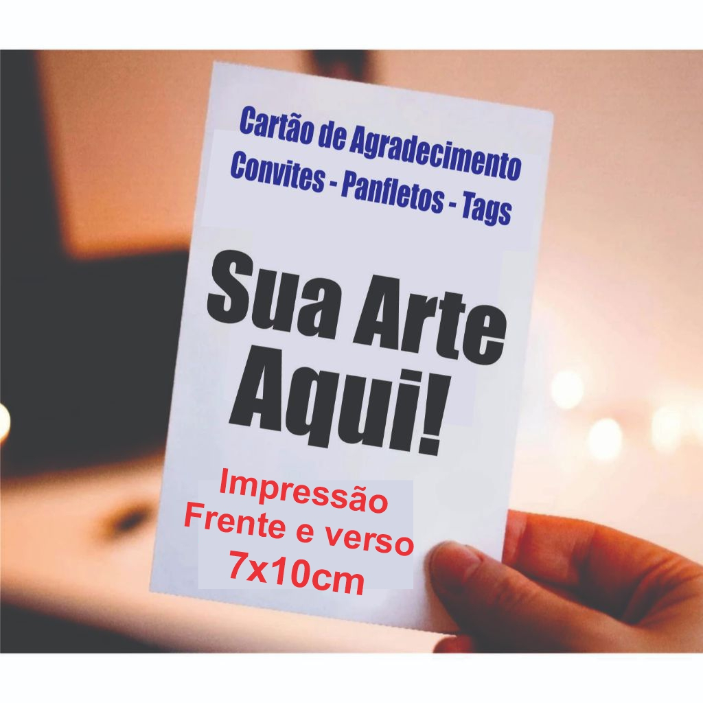 400/200/100 Cartão tgs de agradecimento personalizado (com sua arte) aniversários, festas, casamento em Oferta na Shopee