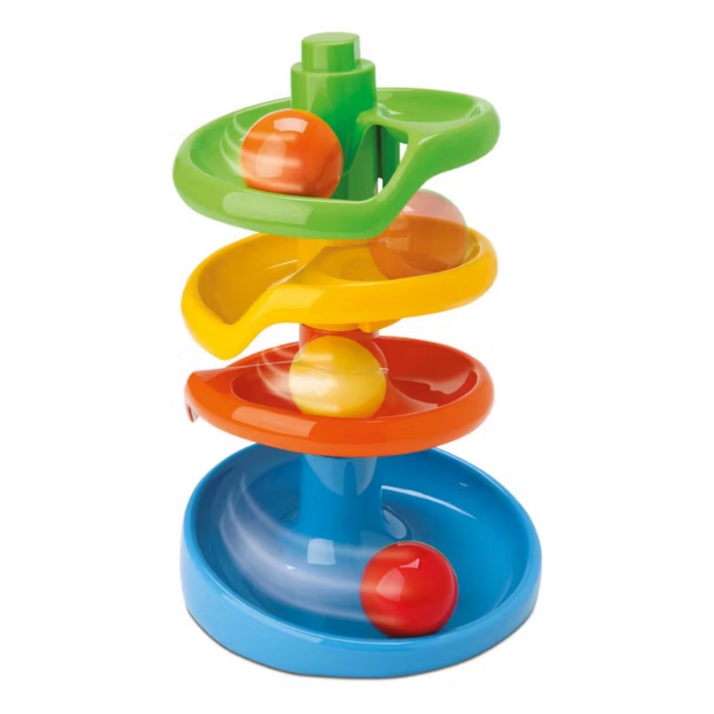 Brinquedo Infantil Torre Espiral de Bolinhas Coloridas Joyco Didático Educativo Bebê Menino Menina em Oferta na Shopee