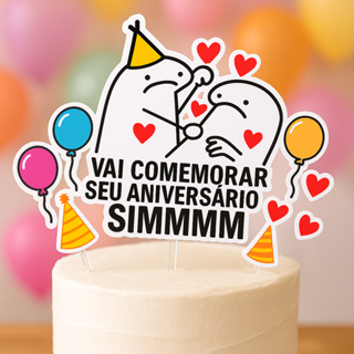 Topo de Bolo Bento Cake Flork Engraçado | Pronta Entrega e Vários Temas Divertidos em Oferta na Shopee