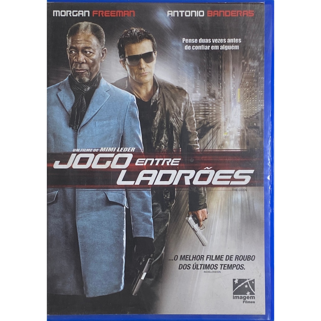 DVD - Jogo Entre Ladrões - Morgan Freeman, Antonio Banderas - Original