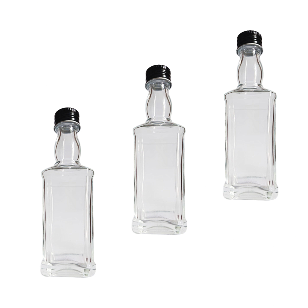 15 Mini garrafinha de Vidro 50ml para Lembrancinhas em Oferta na Shopee