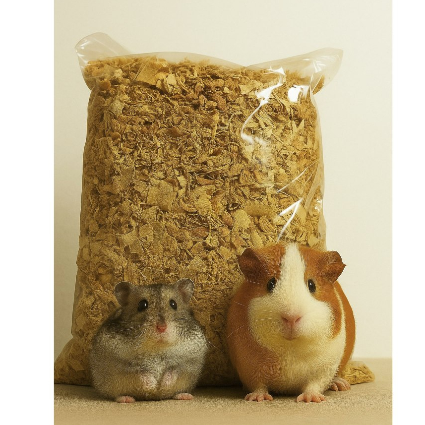 Serragem para Roedores Coelhos, Hamsters, Porquinhos-da-índia, Chinchilas 1kg à 5kg em Oferta na Shopee