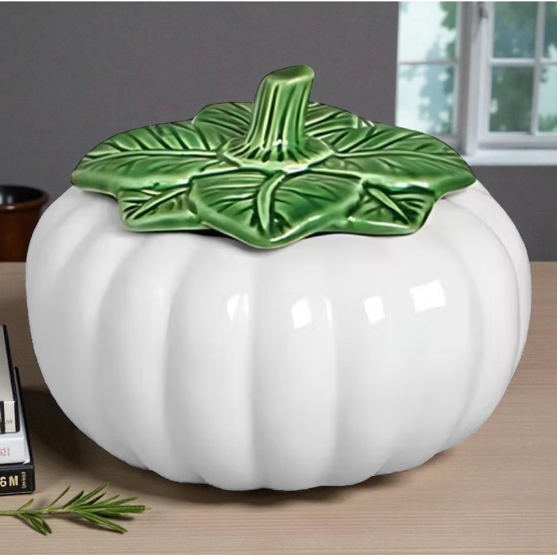 Sopeira Moranga 3,25 Litros Bowl Cerâmica 23,5cm Grande Cor Branco