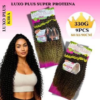 Fibra Super Proteina Cabelo Cacheado Kira Luxo Plus  Modern Girl  330g 90cm em Oferta na Shopee