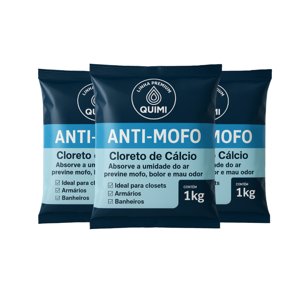 Cloreto De Cálcio Premium Anti Mofo Bolinha 3 Kg Elimina Odores Evita Mofo Refil Desumidificador em Oferta na Shopee