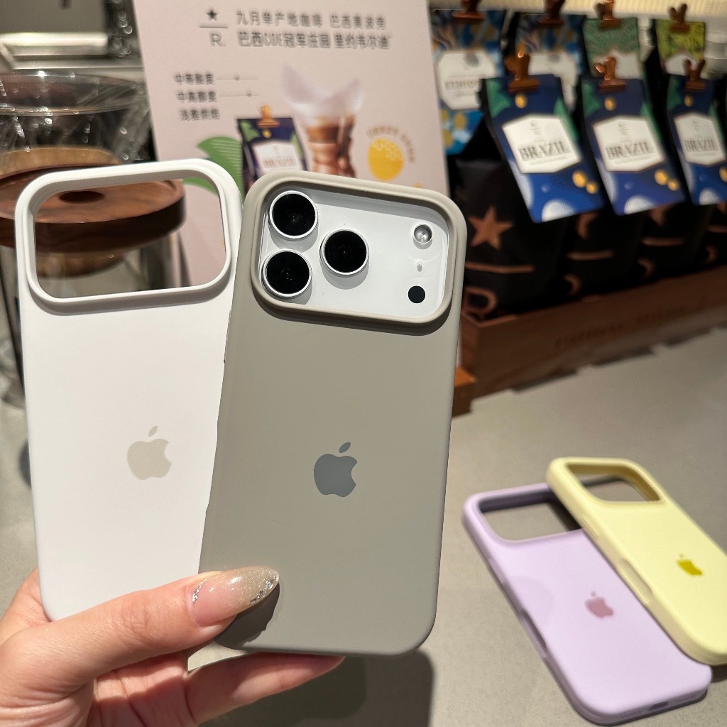 CAPA CASE SILICONE TOP CORES COM LOGO DENTRO COM AVELUDADO PARA IPHONE 17 PRO MAX 16 15 14 13 12 11 em Oferta na Shopee