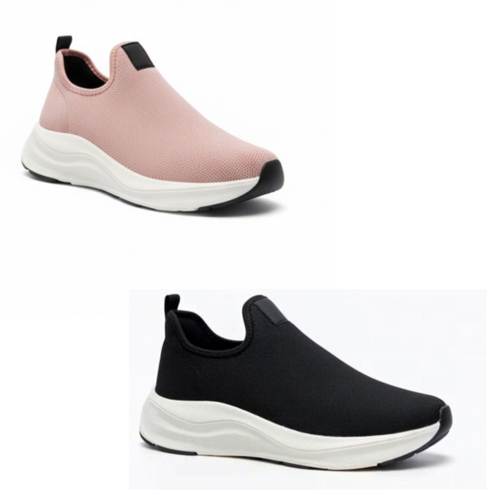 tênis esportivo masculino e feminino kit 2 pares academia caminhada original confortável lançamento