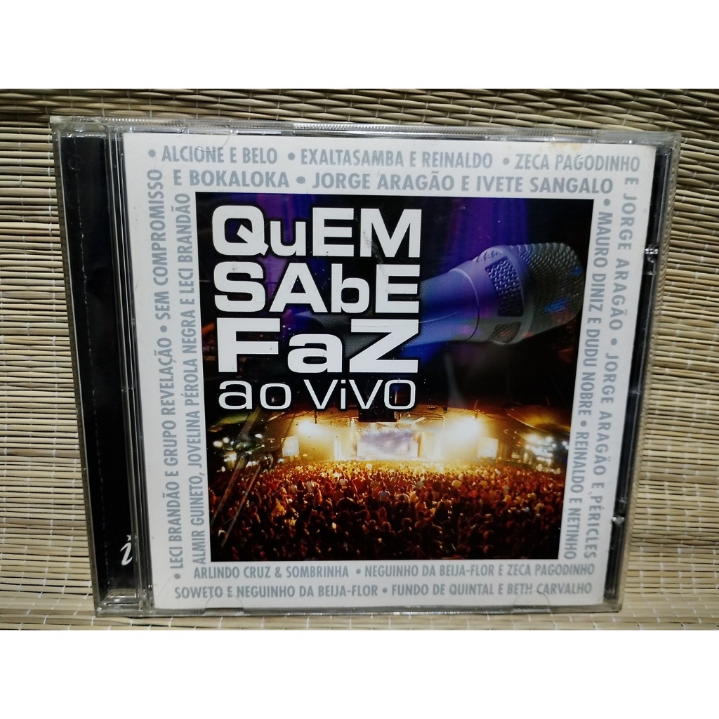 CD Quem Sabe Faz Ao Vivo - Vários Artistas - Ano 2004