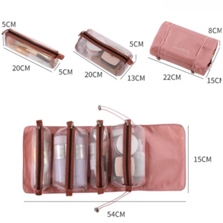 Bolsa Necessaire Estojo de Maquiagem Cosmético Viagem Compartimento Destacáveis M28-0321 em Oferta na Shopee