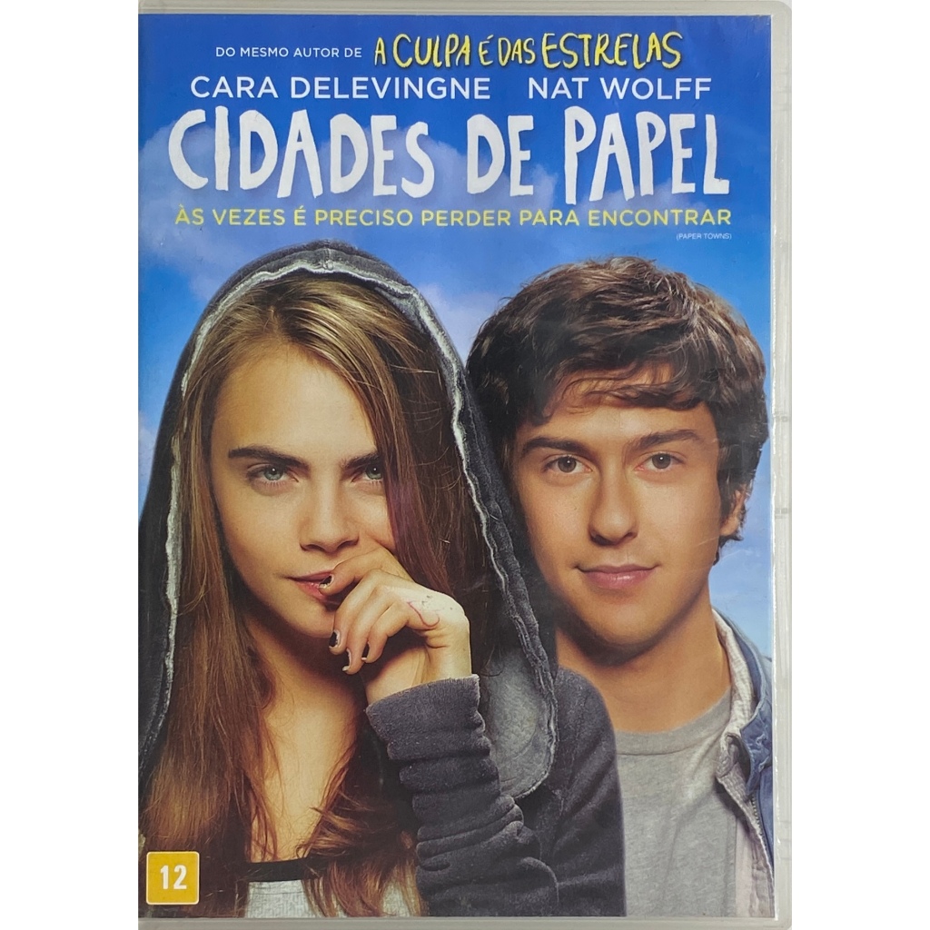 DVD - Cidades de Papel - Cara Delevingne, Nat Wolff - Original