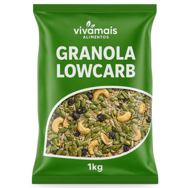 Granola Premium Low Carb Zero Açúcar  1Kg
