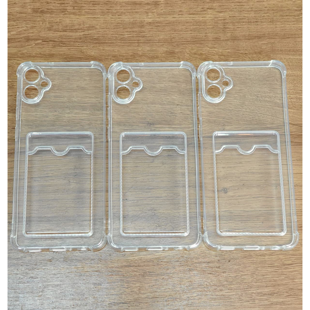 CAPATRANSPARENTE COM PORTA Cartão PARA SAMSUNG A05/ A05S/ A06, A07, A17, CAPA COM PROTEÇAO ANTI-QUEDA. em Oferta na Shopee