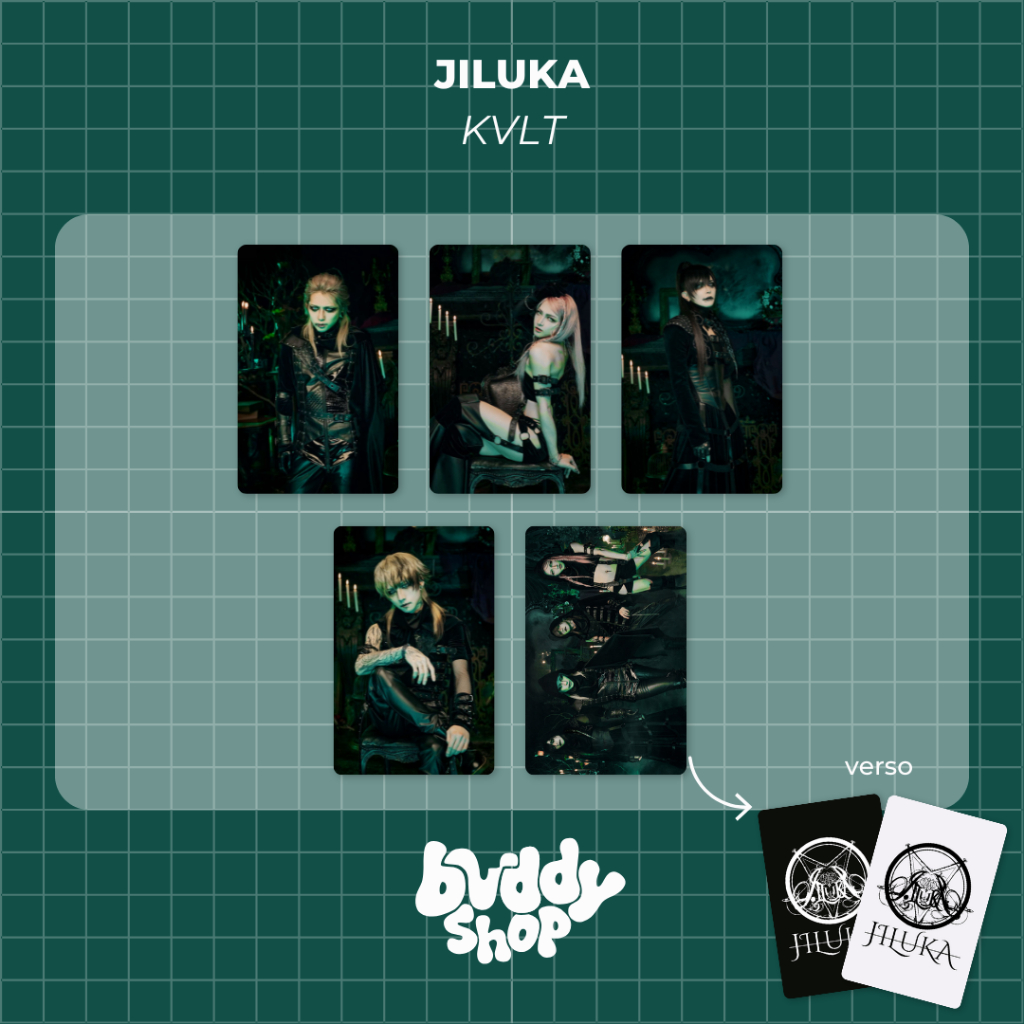Photocards JILUKA 'KVLT' Visual Kei | Bvddy Shop em Oferta na Shopee