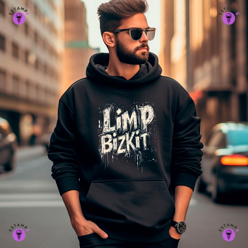 Moletom Canguru Adulto Banda De Rock Limp Bizkit Blusa De Frio Agasalho Casaco Unissex