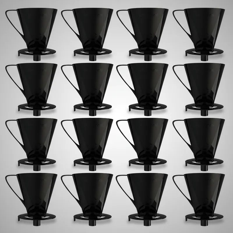 Suporte Kit c/ 12peças Coador De Café 102 / 103 Porta Filtro Suporte Funil P Garrafa térmica cozinha