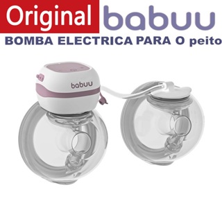 Original BABUU Bomba de leite elétrica de dupla sucção Portátil Dupla Elétrica Mãos-Livres  Função de LCD em Oferta na Shopee