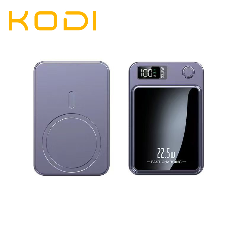 Carregador portátil ultrafino com display 22,5W de potência magnética 10000 mAh para Battery Pack-A7 em Oferta na Shopee