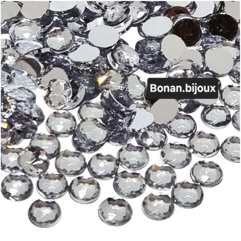 Chaton Strass 6mm para colagem, 200 unidades,  Fantasias, Festa, Carnaval, Bijuterias, Decoração, customização, Abadás em Oferta na Shopee