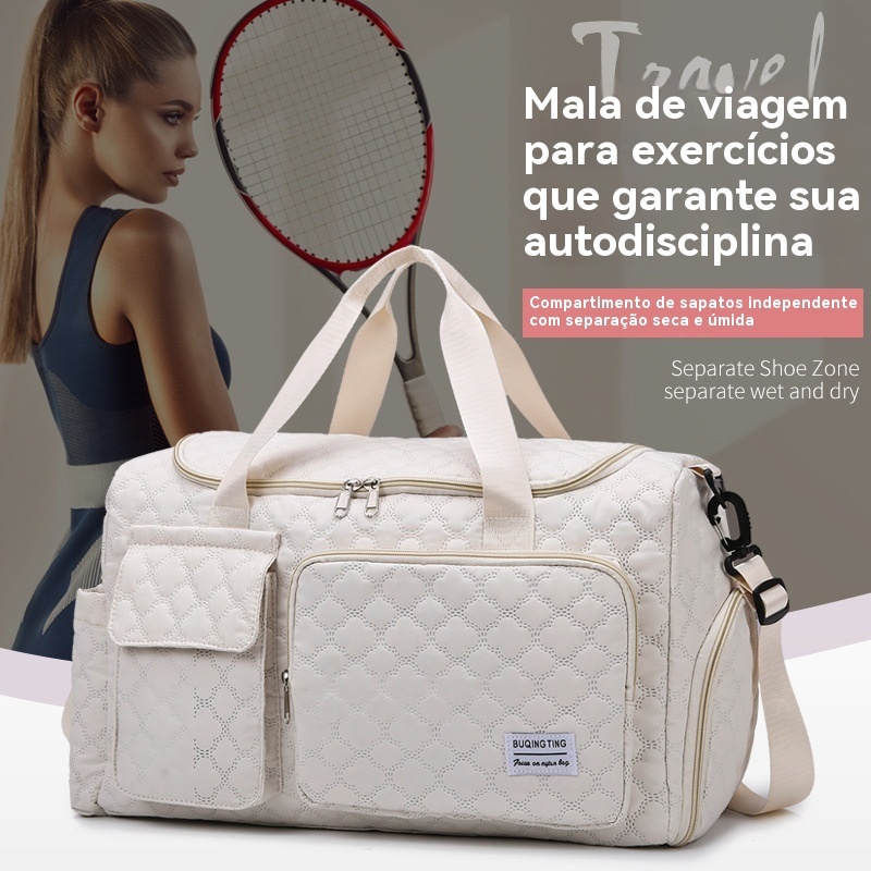 Bolsa Mala de Viagem Multifuncional de Grande Capacidade Resistente e Impermeável
