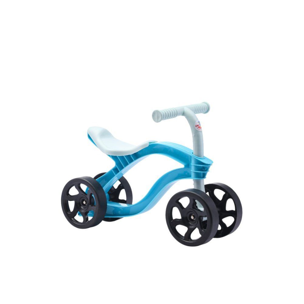 Bicicleta de Equilíbrio Infantil Sem Pedal 4 Rodas Brinquedo Estável Andador P/ Bebê Criança 1 Ano+