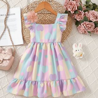 Vestido Infantil Estampado Menina Verão Vestido Criança Festa Blogueirinha Aniversario Casamento em Oferta na Shopee