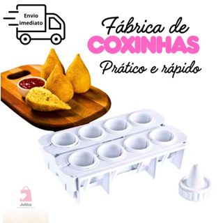 Fábrica de Coxinhas Modelador Forma Para 8 Coxinhas Prático e Rápido em Oferta na Shopee