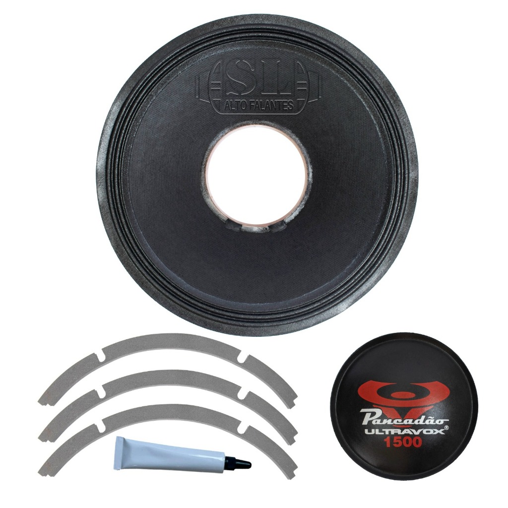 4 Kits Reparo Sl Compatível Com Ultravox 1500 1k5 12 pol 8 ohms