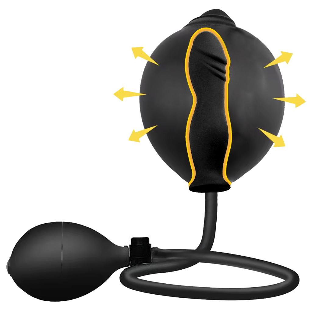 Plug Anal Inflável Grande Masturbador Excita Estimula Dilata Lubrifica Fetiche Sado BDSM Sex Shop em Oferta na Shopee