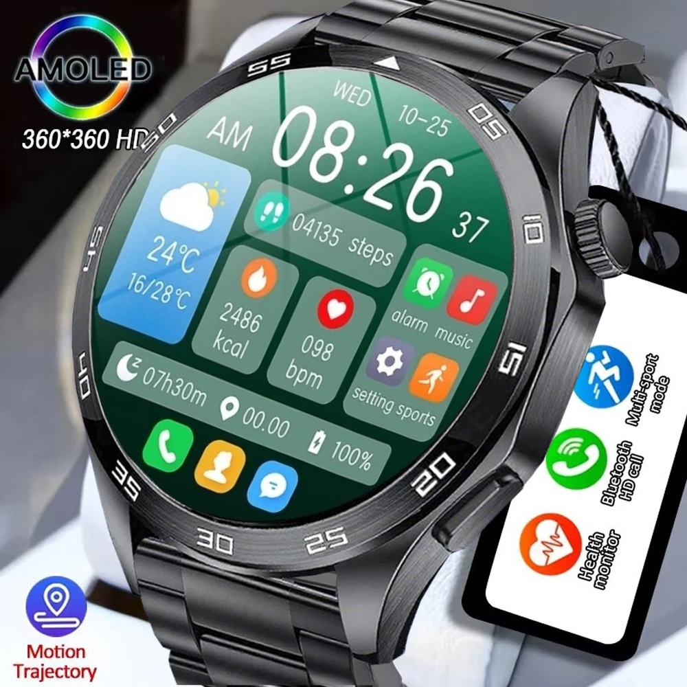 Smart Watch M19 Original Masculino AMOLED Tela HD BluetoothChamada 4 Pro Freqüência Cardíaca