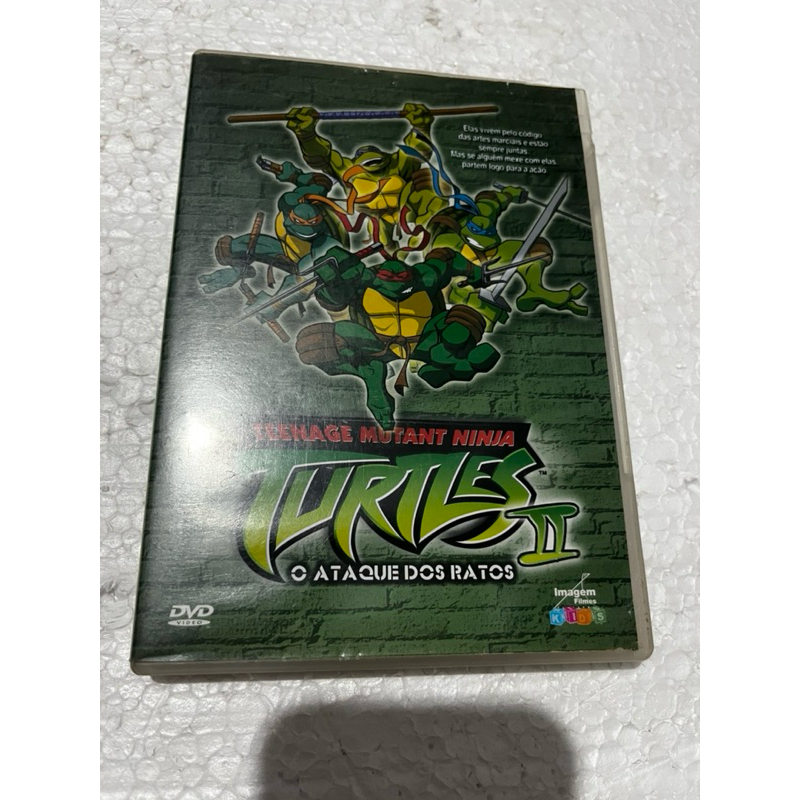 Dvd Tartarugas Ninjas Ninja Turtles 2 O Ataque Dos Ratos - ref:EDN