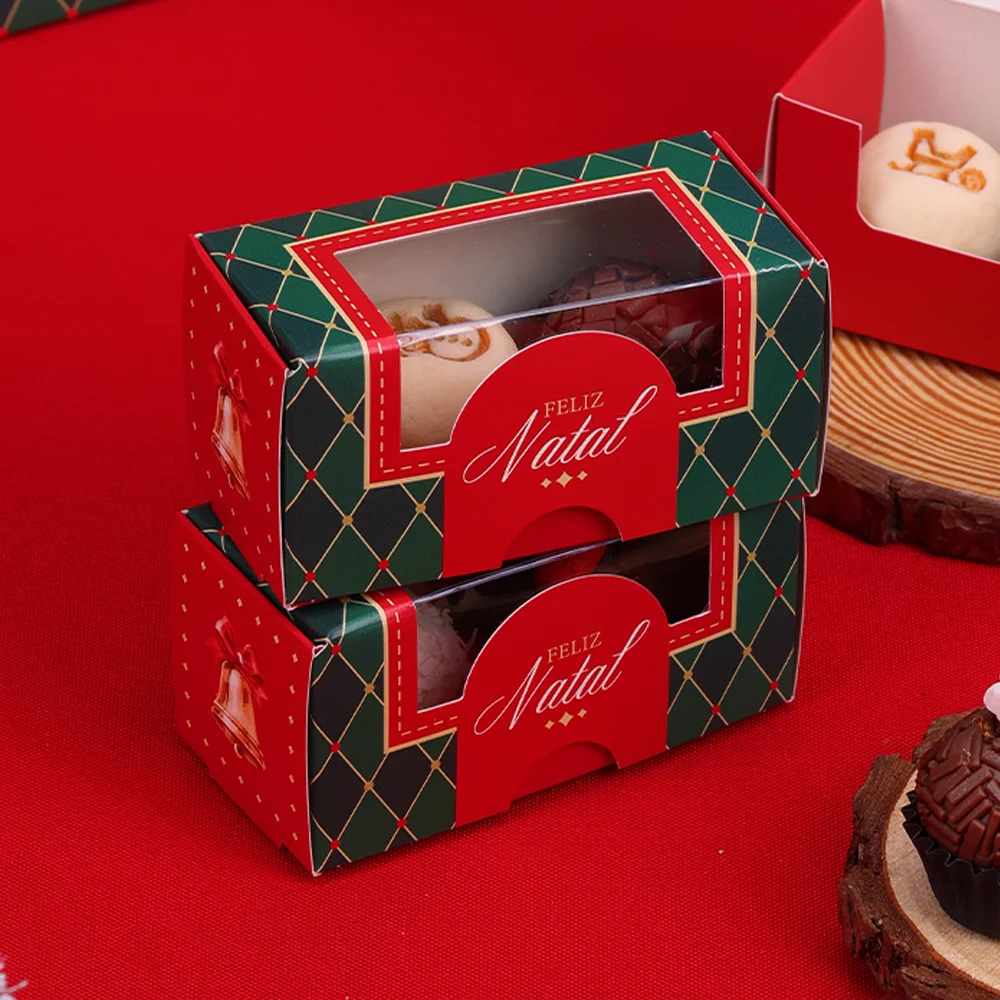 50 CAIXA PARA 2 DOCES NATAL VINTAGE 5067 ( JANGO NATAL 2025 )