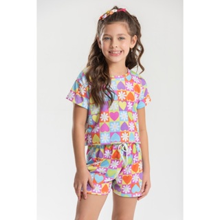 Conjunto Infantil Verão Feminino 2 ao 14 Anos Menina -  Nova Combinação 2026 em Oferta na Shopee