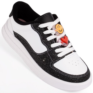 Tênis Molekinha Menina Infantil Kids 2575-107 Moda Original Preto Glitter em Oferta na Shopee