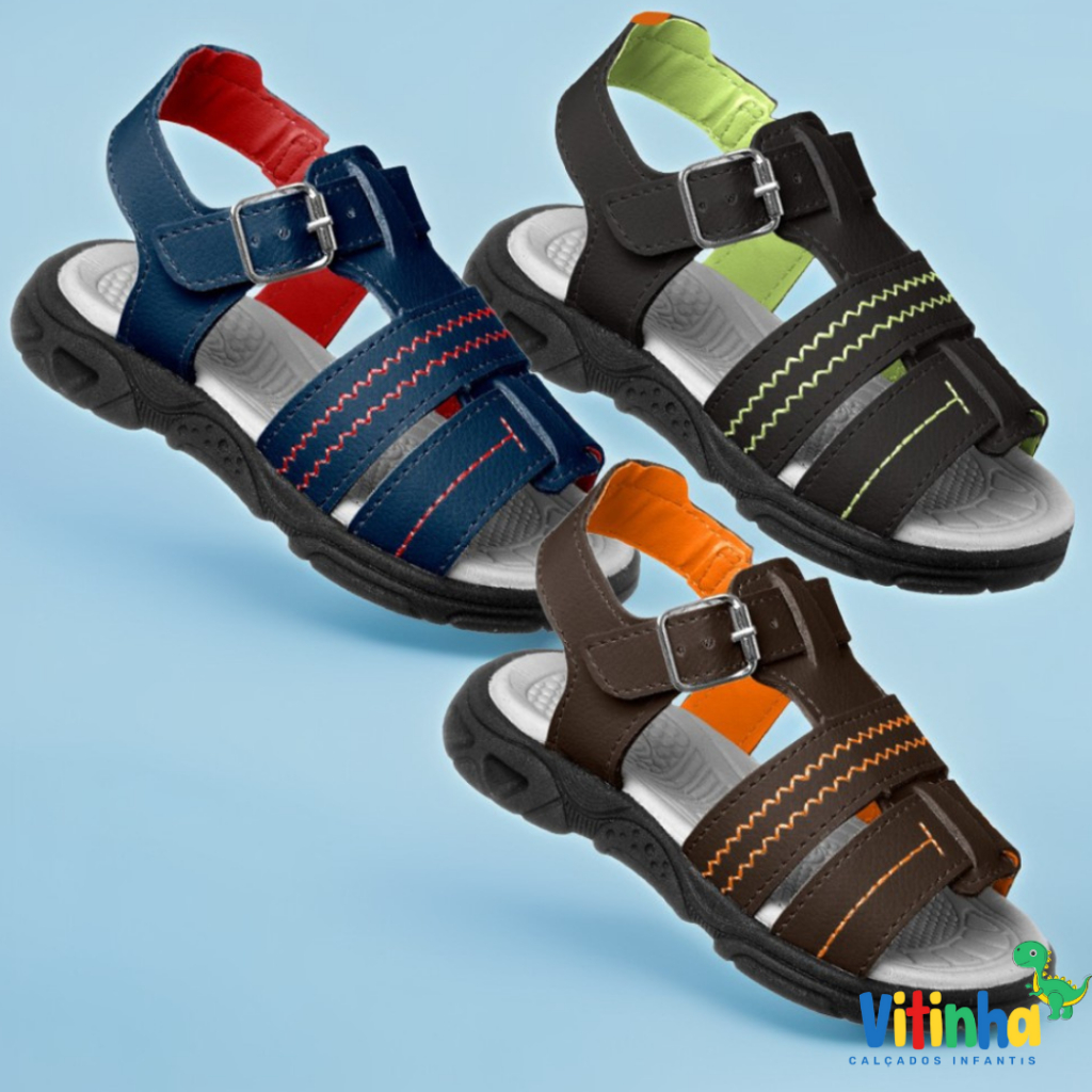 Sandália Papete Infantil Masculino Calçado Infantil Masculino em Oferta na Shopee