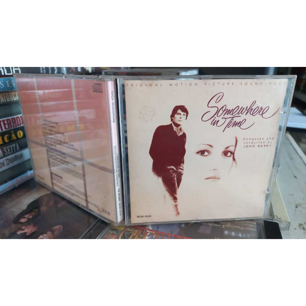 * Cd John Barry - Somewhere In Time - Original Motion Picture Soundtrack em algum lugar do passado
