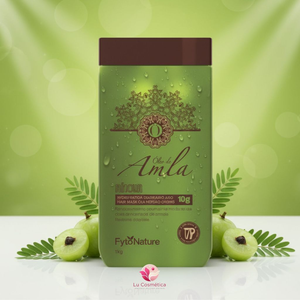 Máscara Capilar Hidratante Amla Fytonature 1kg  Reparação Profunda e Brilho Intenso