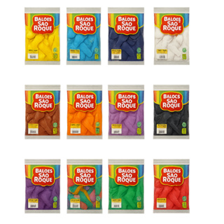 Balão Liso N9 São Roque - Escolha a cor em Oferta na Shopee