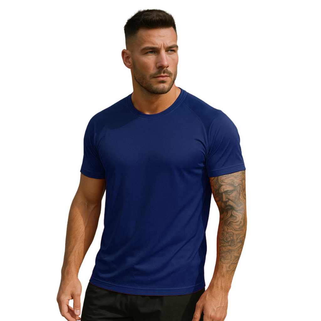 Camiseta Dry Fit Masculina Esportiva Para Treino, Academia E Corrida
